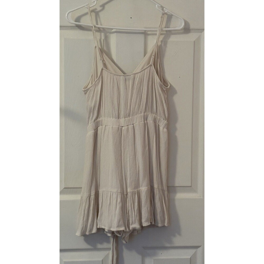 AMERICAN EAGLE Short and Sweet Romper 100% Cotton Size Medium MINIMALIST BEACH - Picture 4 of 9
